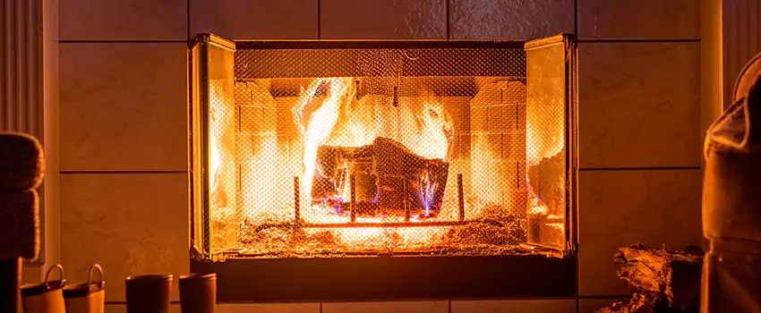 Mendota Hearth Landscape Fireplace Installation in Dothan, Alabama
