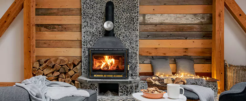 Thelin Hearth Products Direct Vent Gas Stove Fireplace Inspection in Dothan, Alabama